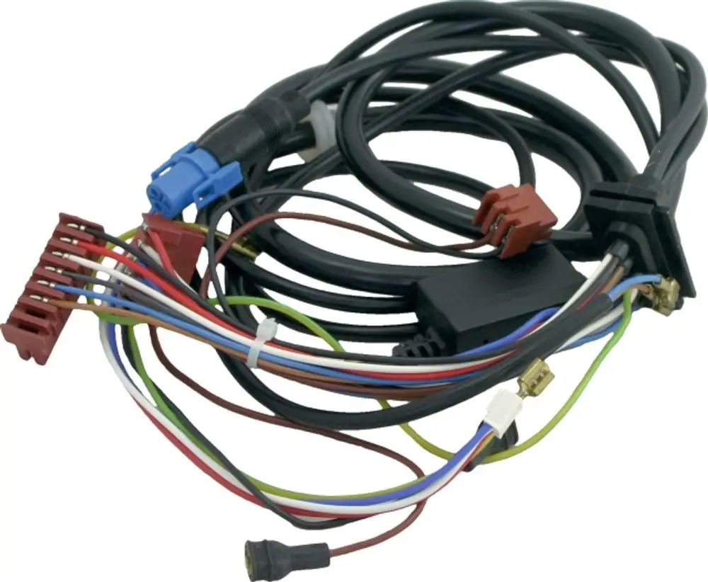 Kabelsatz mit mehreren Ansschlüssen und Leitungen, hergestellt von Wolf, geeignet für elektrische Verbindungen in spezifischen Anwendungen.